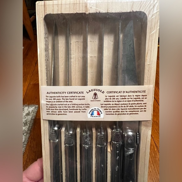 Laguiole de Table Knife Set made in France - Picture 2 of 9